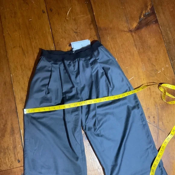 Low Classic NWT Pants Elastic Waistband Logo Pull On Gray - Picture 11 of 13